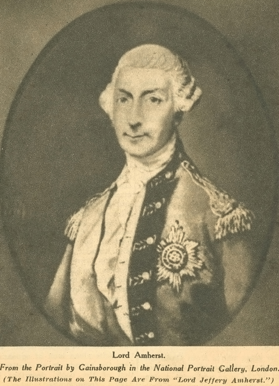 ジェフリー・アマースト将軍の肖像