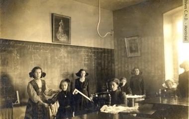 Sewing class at the convent