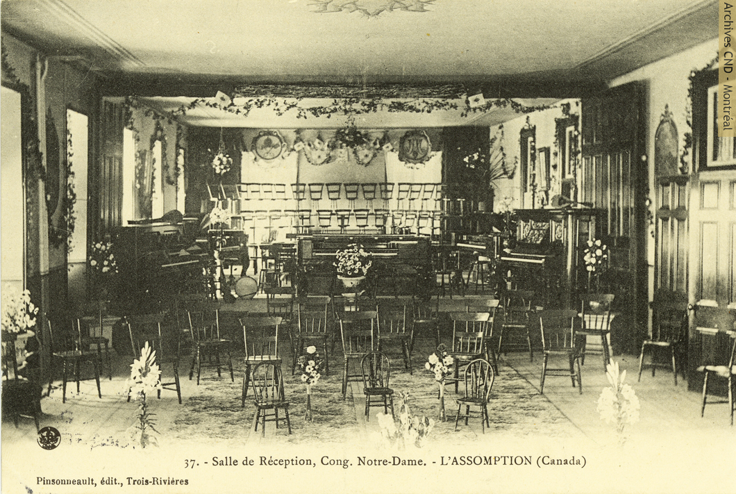 Reception room at convent of the Congrégation de Notre-Dame
