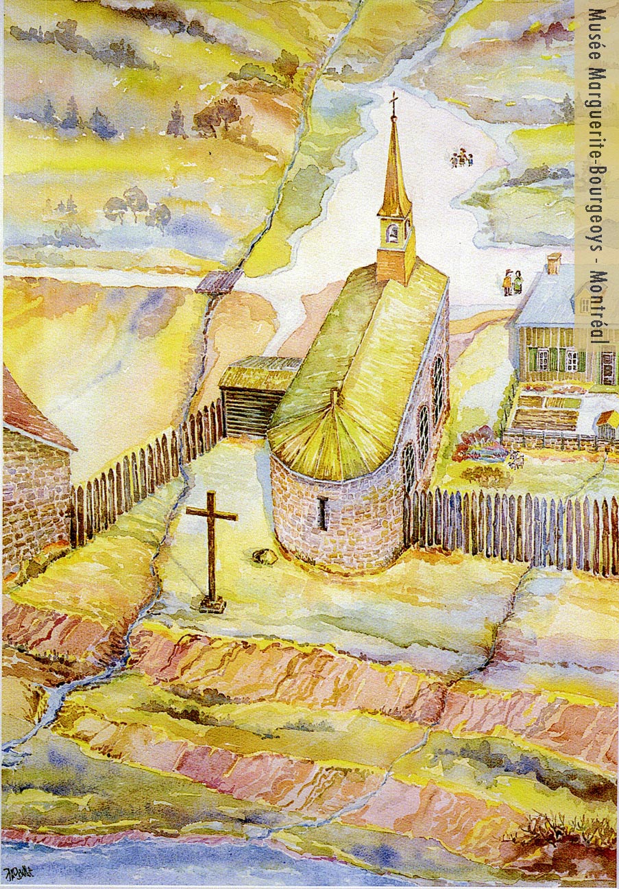 Reconstitution de la chapelle Notre-Dame-de-Bon-Secours et de son environnement