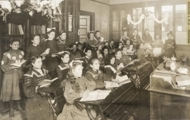 Class at the convent
