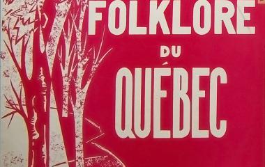 Pochette du disque «Folklore du Québec chanté par le Petit ensemble vocal de l'École normale de musique»