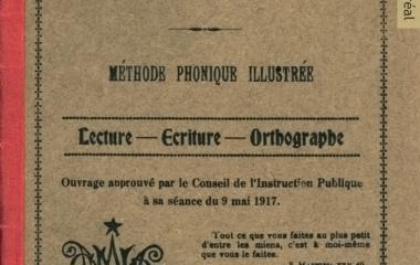Cover page - Le premier livre des enfants - Méthode phonique illustrée - Lecture - Écriture - Orthographe