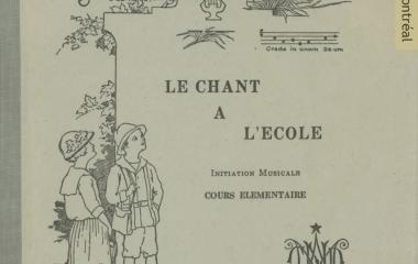 Cover page - Le chant à l'école - Initiation musicale - Cours élémentaire - Livre de l'élève (音楽の手引き、初級）