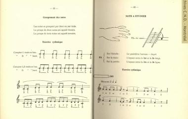 Le chant à l'école - Initiation musicale - Cours élémentaire - Livre de l'élève - páginas 44-45