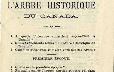 Petit questionnaire pour faciliter l'étude de l'arbre historique du Canada - página 3