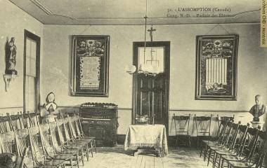 Students’ parlour at the convent of the Congrégation de Notre-Dame