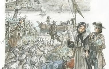 Trabajo agrícola en la Isla Saint-Paul al final del siglo XVIII