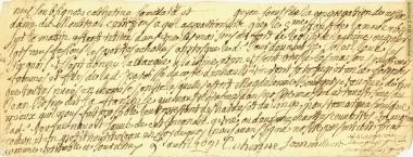 Declaración de Hermana Catherine Sommillard (llamada de la Purificación)y de Hermana Marie-Anne Guyon du Buisson (llamada de la Pasión) a continuación de la masacre de Lachine