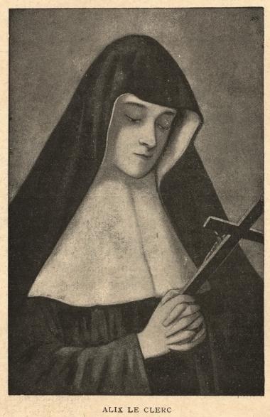 Portrait de sœur Alix Le Clerc dite mère Thérèse de Jésus